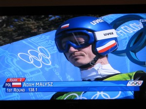 Adam Małysz skok po srebrny medal