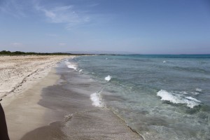 Puste plaże w Riserva Naturale di Vendicari
