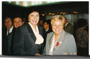 Rok 1998 odznaczenia dla ludzi sportu p.  Irena Szewińska i Jadwiga Ślawska Szalewicz