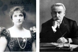 Madame Nellie Melba (autralijska śpiewaczka) i Auguste Escoffier